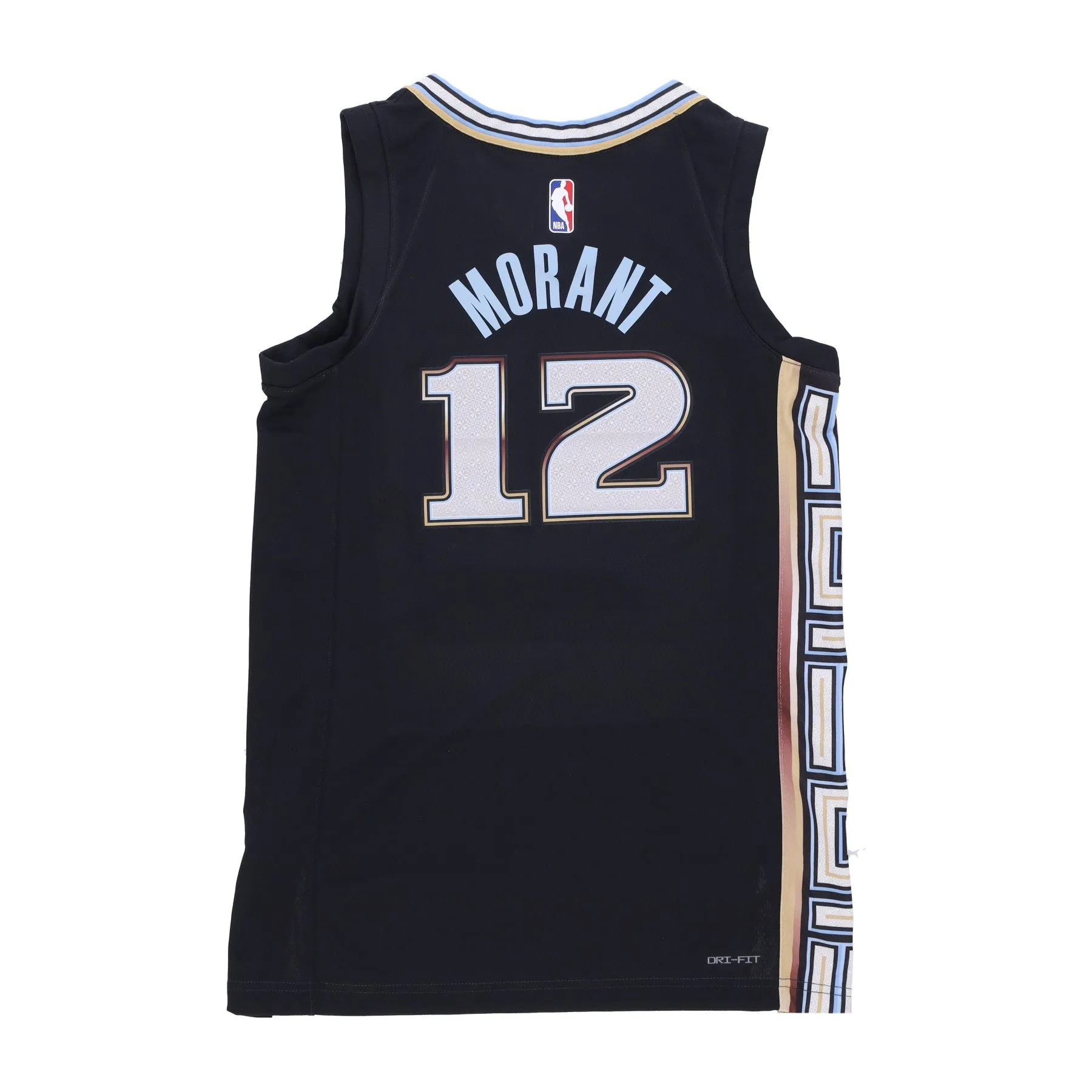 Memgri Black NBA City Edition 22 Dri-fit Swingman Jersey No 12 Ja Morant Basketball Jersey